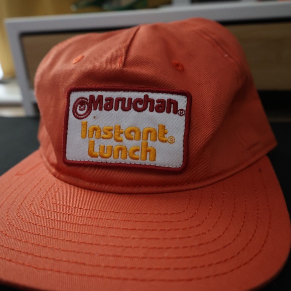 Vintage Maruchan Instant Lunch Snapback Hat – Ramen Lover’s Dream! NWOT - Picture 1 of 4